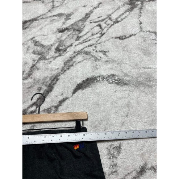 AVIATOR NATION Rainbow Stitch Sweatpants Black Grey Two Tone One Leg M Médium - Picture 3 of 8